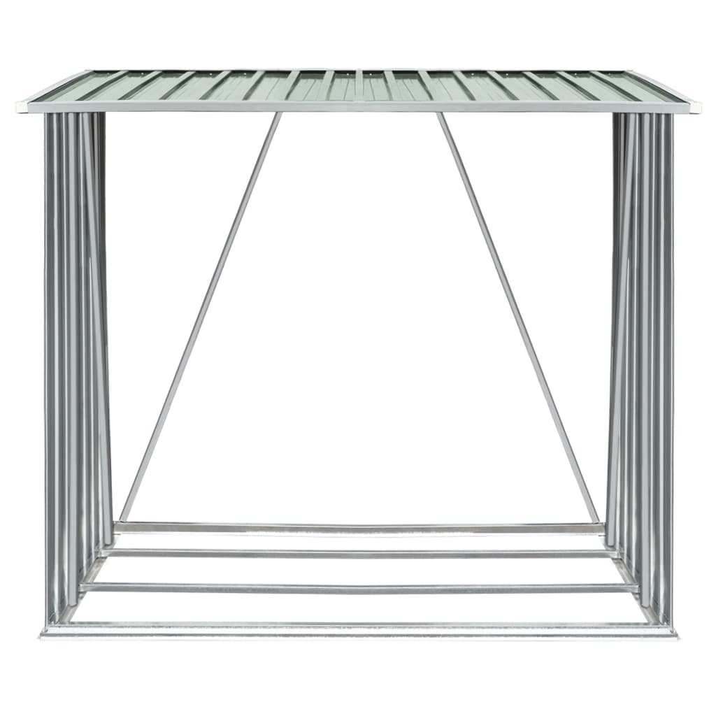 Capannone da Giardino in Acciaio Zincato 163x83x154 cm Verde 47089