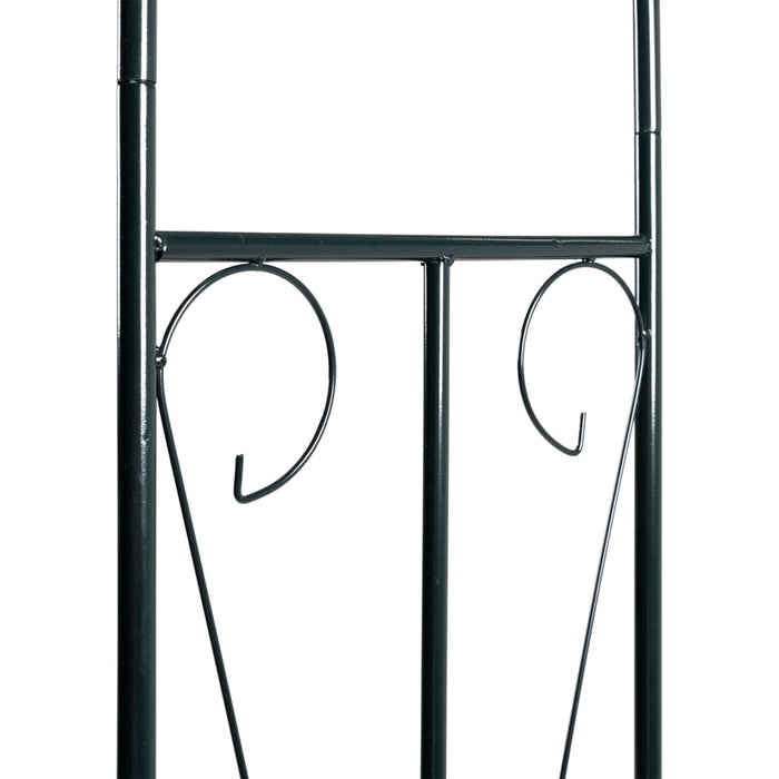 Arco da Giardino Verde Scuro 120x38x258 cm in Ferro 47094