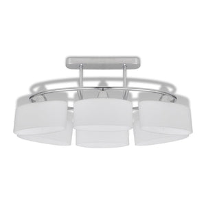 Lampade da Soffitto Ellissoidali 2 pz Paralume in Vetro E14 278760