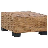 Tavolino da Caffè 47x47x28 cm in Rattan Naturale cod mxl 72689