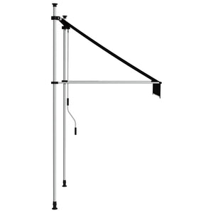 Tenda da Sole Retrattile Manuale 100 cm Antracite cod mxl 16256