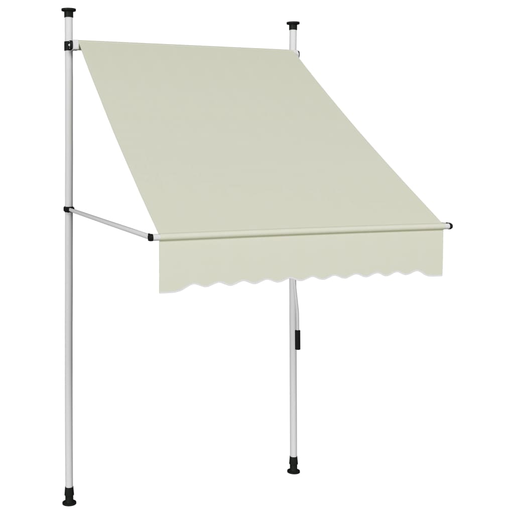 Tenda da Sole Retrattile Manuale 100 cm Crema cod mxl 15167