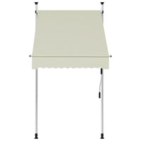 Tenda da Sole Retrattile Manuale 100 cm Crema cod mxl 15167