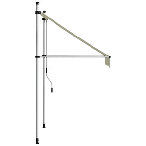 Tenda da Sole Retrattile Manuale 100 cm Crema cod mxl 15167