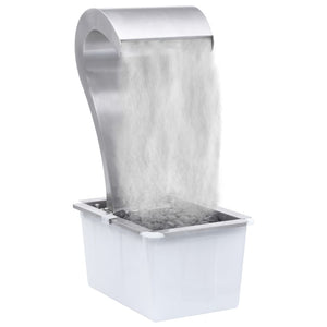 Cascata da Giardino Argento 52,4x34,2x82 cm in Acciaio Inox cod 10210