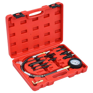 Kit Tester di Compressione 12 pz per Motori Diesel 210556