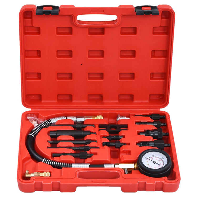 Kit Tester di Compressione 14 pz per Motori Diesel 210557