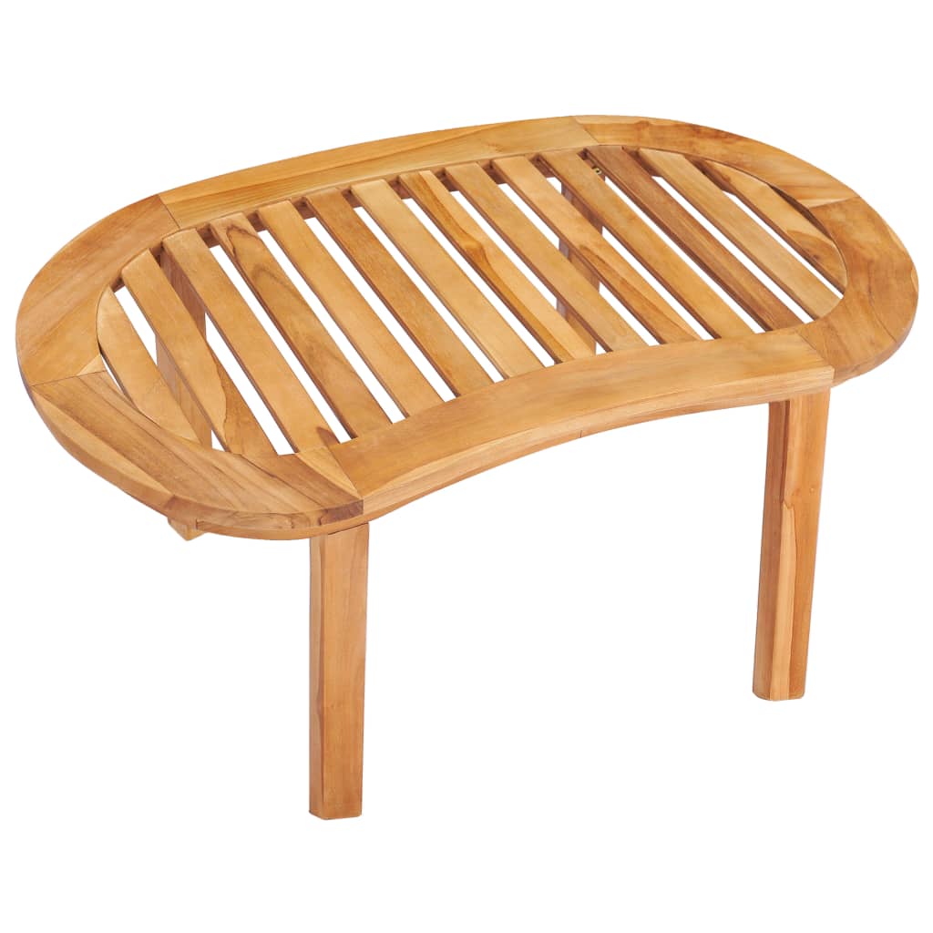 Tavolino da Caffè 90x50x45 cm in Legno Massello di Teak 48027