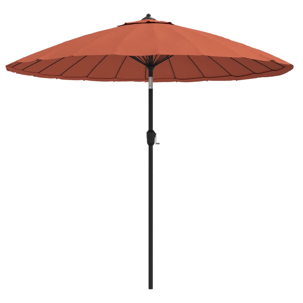 Ombrellone da Esterni Palo in Alluminio 270 cm Terracotta 47309