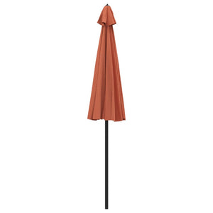 Ombrellone da Esterni Palo in Alluminio 270 cm Terracotta 47309