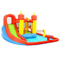 Happy Hop Gonfiabile con Scivolo e Piscina 410x385x220 cm PVC 92198