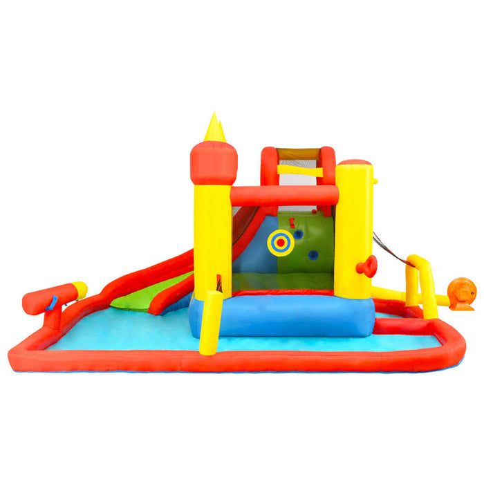 Happy Hop Gonfiabile con Scivolo e Piscina 410x385x220 cm PVC 92198