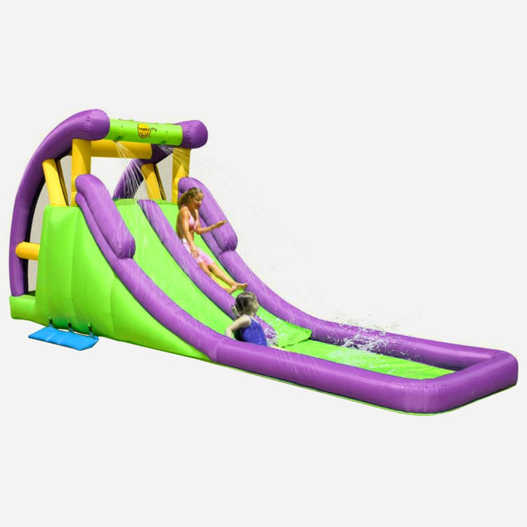 Happy Hop Scivolo Gonfiabile per Bambini con Piscina 600x215x255cm PVC cod 11360