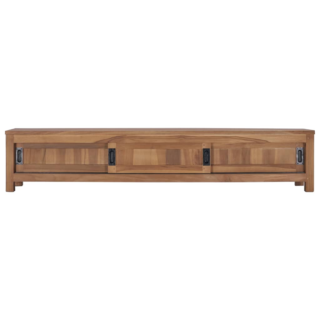 Mobile Porta TV 150x30x30 cm in Legno Massello di Teak cod mxl 10215