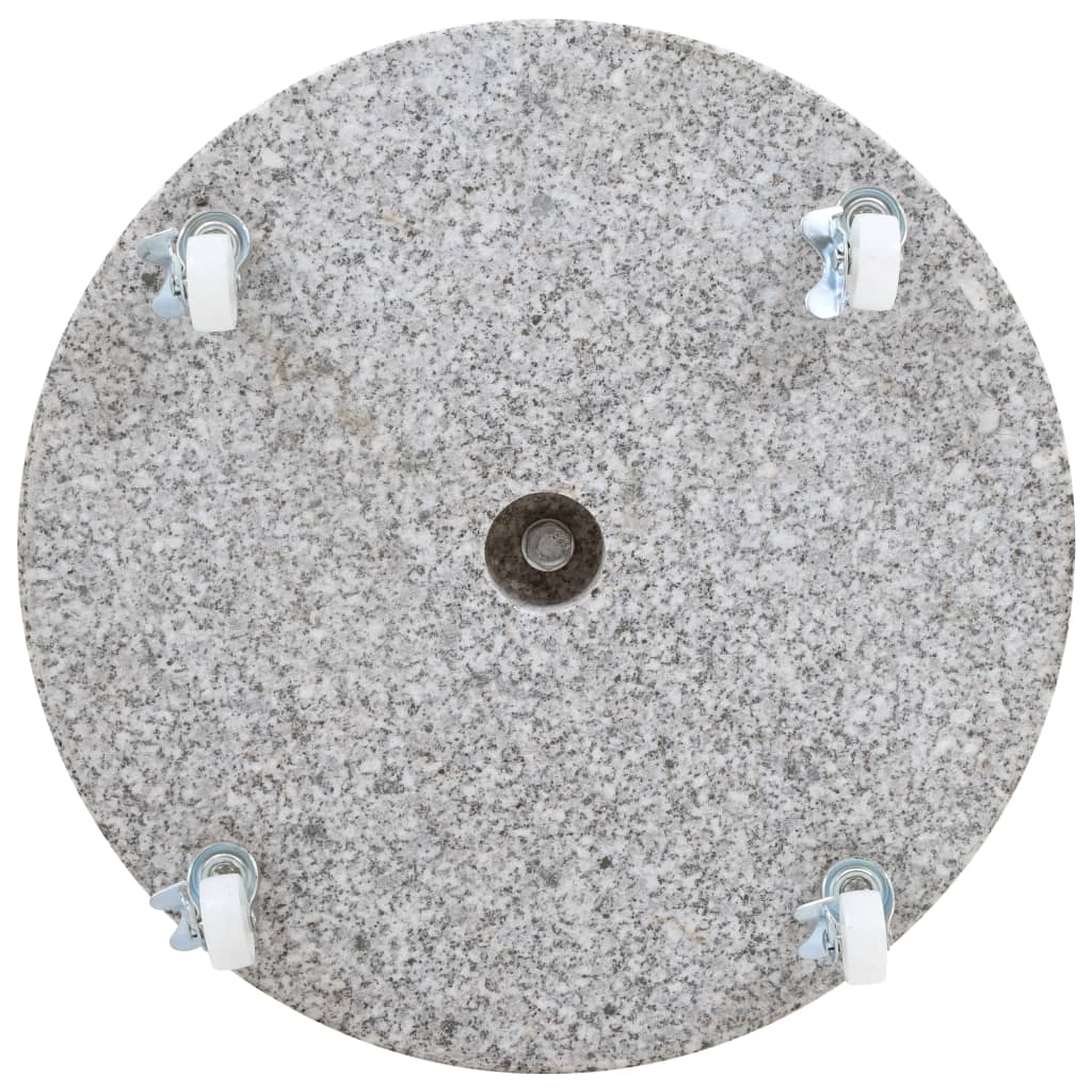 Base per Ombrellone Granito 30 kg Circolare Grigia 48562