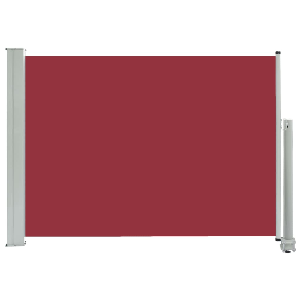 Tenda Laterale Retrattile per Patio 80x300 cm Rosso cod mxl 6670