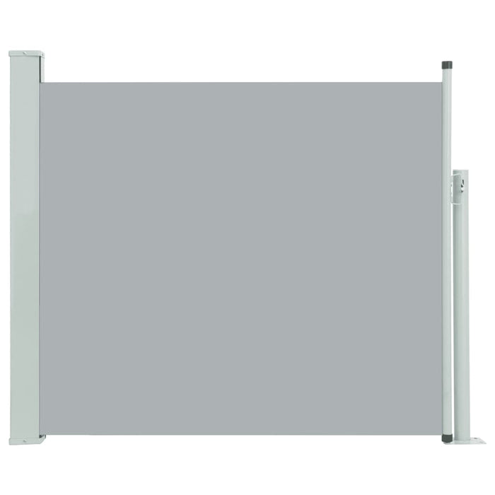 Tenda Laterale Retrattile per Patio 100x300 cm Grigio 48374