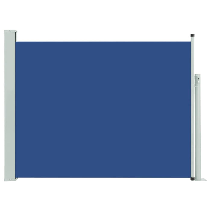 Tenda Laterale Retrattile per Patio 140x500 cm Blu 48396