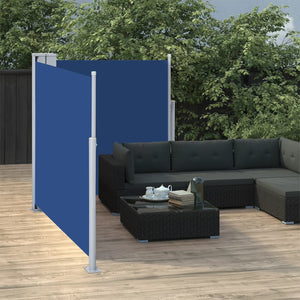 Tenda da Sole Laterale Retrattile Blu 120x600 cm  cod mxl 22928