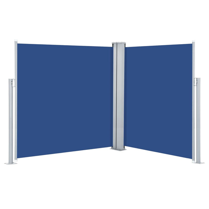 Tenda da Sole Laterale Retrattile 170x600 cm Blu 48470