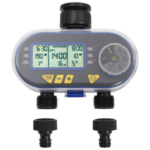 Timer per Irrigazione Automatico Digitale a Doppia Uscita cod mxl 48620