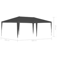 Gazebo Professionale 4x6 m Antracite 90 g/m²  cod mxl 66223