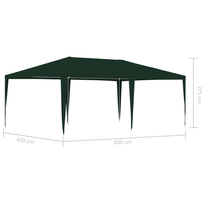 Gazebo Professionale 4x6 m Verde 90 g/m²  cod mxl 66225