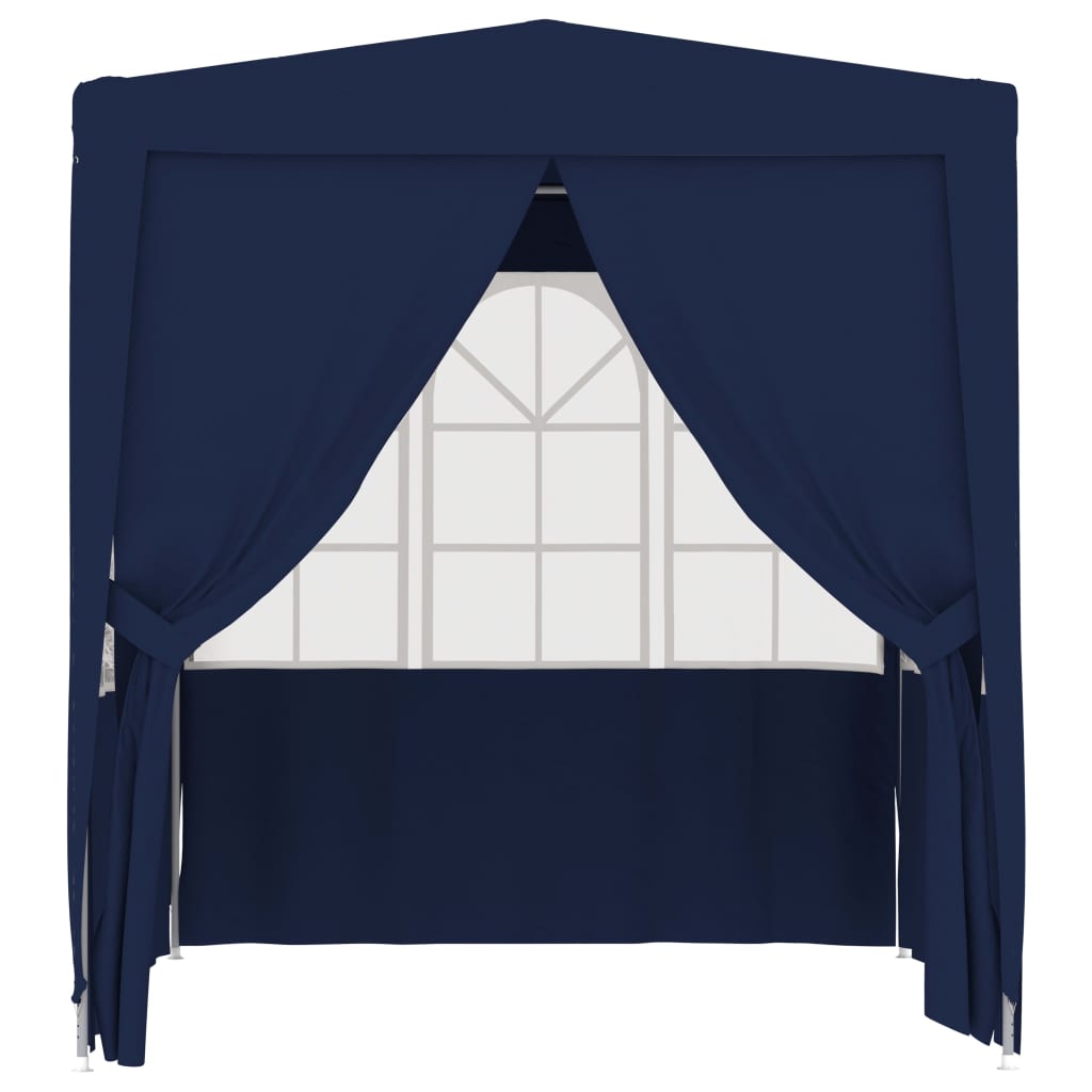 Gazebo Professionale con Pareti 2,5x2,5 m Blu 90 g/m² 48517