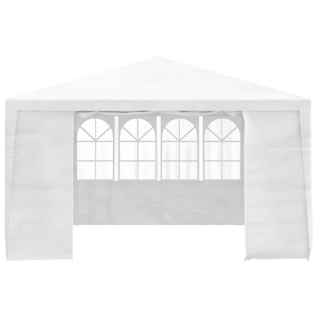 Gazebo Professionale con Pareti 4x4 m Bianco 90 g/m² 48525