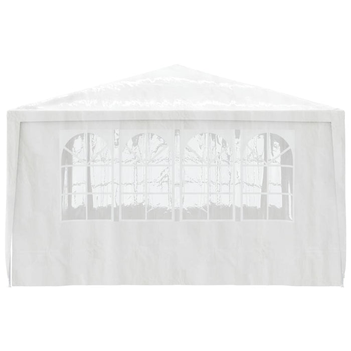 Gazebo Professionale con Pareti 4x4 m Bianco 90 g/m² 48525