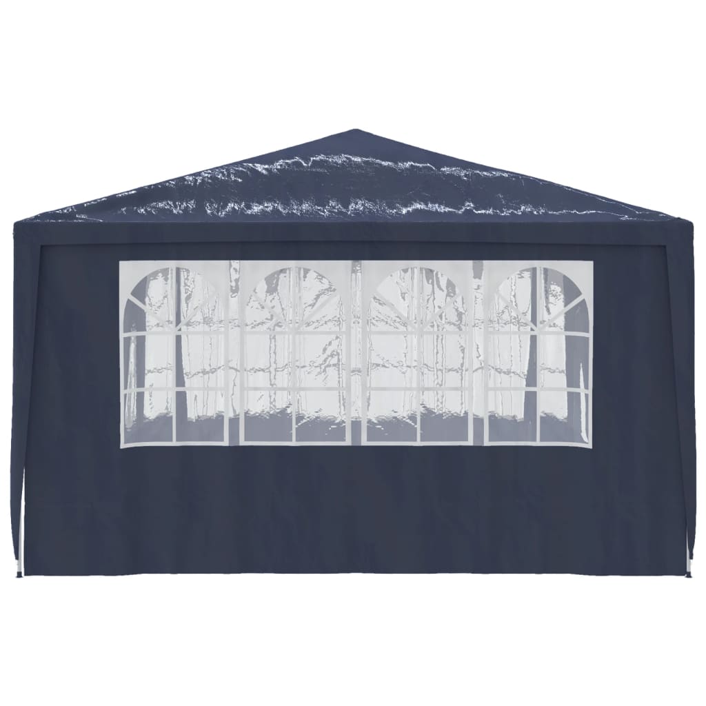 Gazebo Professionale con Pareti 4x4 m Blu 90 g/m² 48526