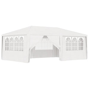 Gazebo Professionale con Pareti 4x6 m Bianco 90 g/m² cod mxl 66342