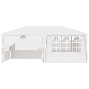 Gazebo Professionale con Pareti 4x6 m Bianco 90 g/m² cod mxl 66342