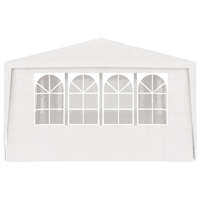 Gazebo Professionale con Pareti 4x6 m Bianco 90 g/m² cod mxl 66342