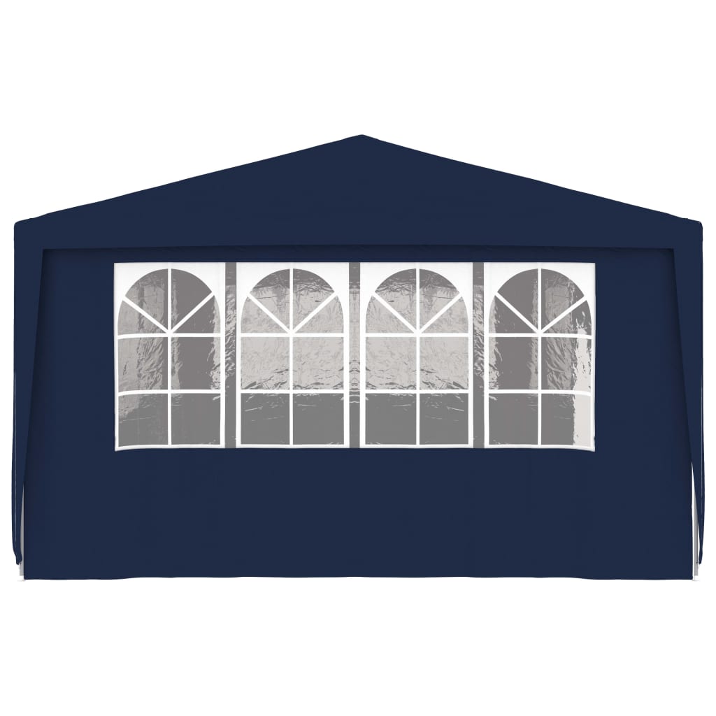 Gazebo Professionale con Pareti 4x9 m Blu 90 g/m² 48530