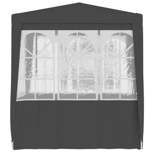 Gazebo Professionale con Pareti 2x2 m Antracite 90 g/m² cod mxl 66306