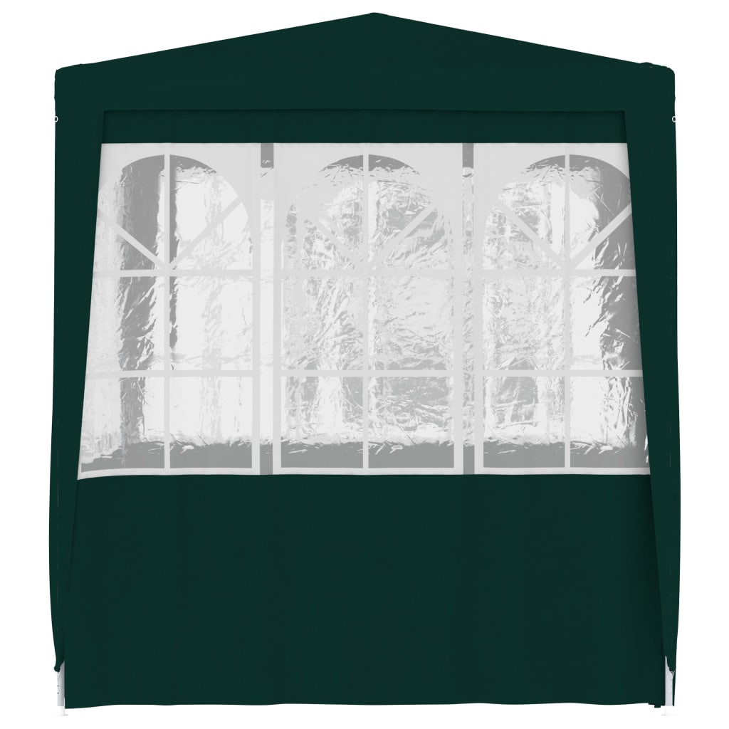 Gazebo Professionale con Pareti 2,5x2,5 m Verde 90 g/m² 48532