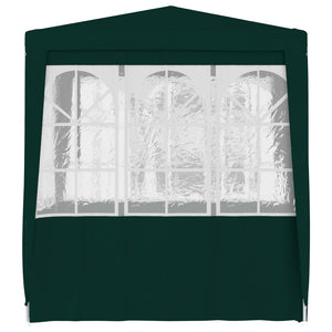 Gazebo Professionale con Pareti 2,5x2,5 m Verde 90 g/m² cod mxl 66378