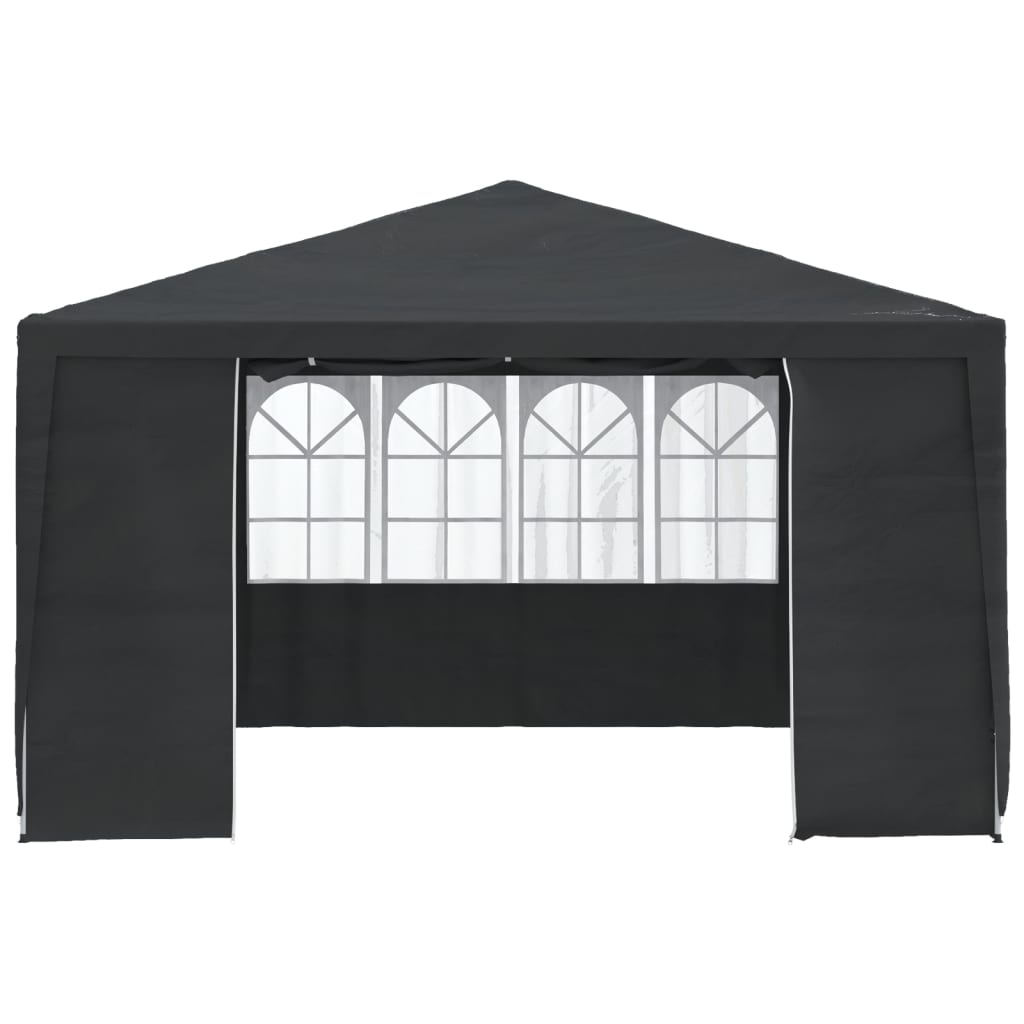 Gazebo Professionale con Pareti 4x4 m Verde 90 g/m² cod mxl 66203