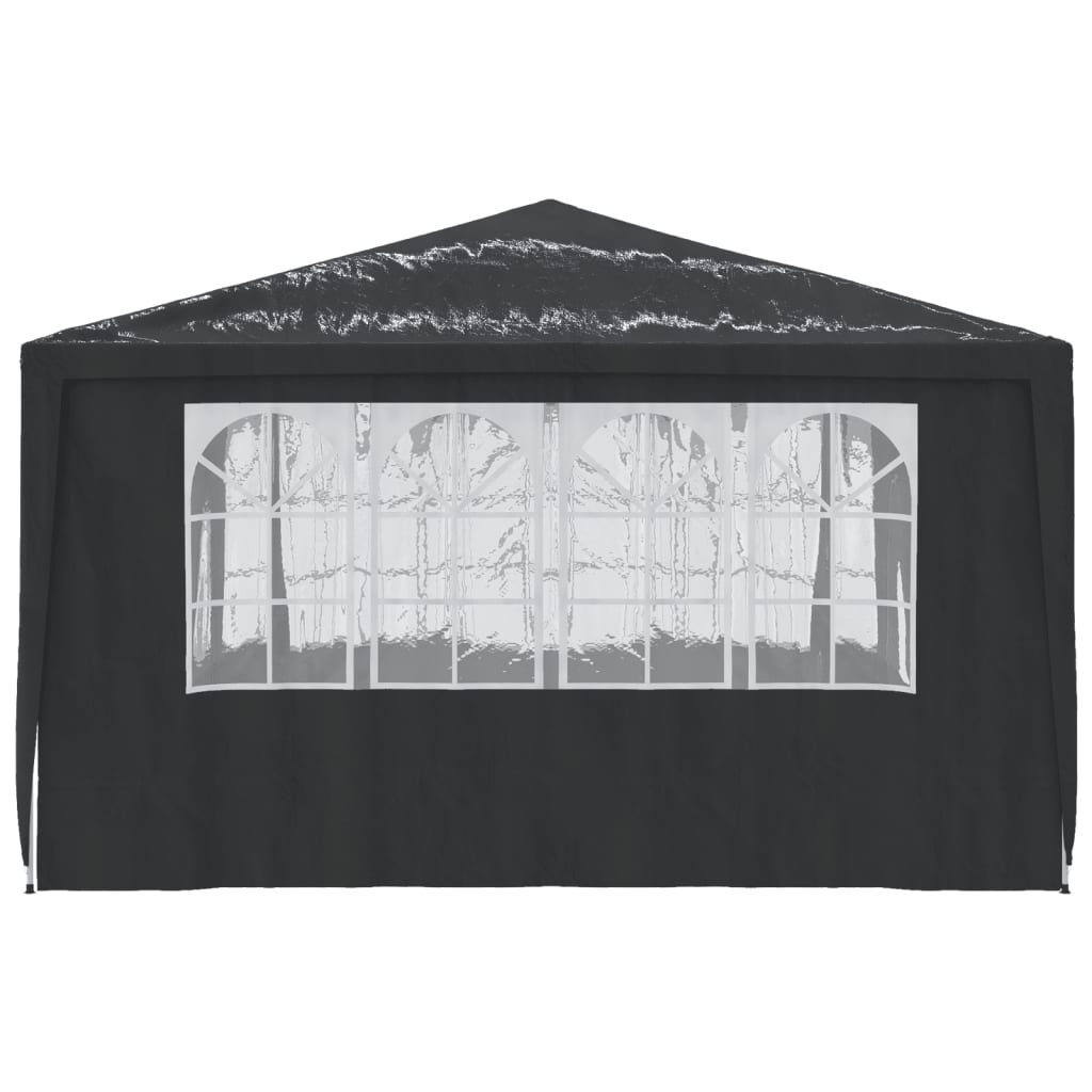 Gazebo Professionale con Pareti 4x4 m Verde 90 g/m² 48536