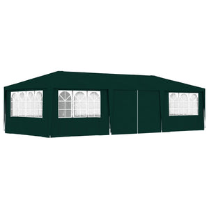 Gazebo Professionale con Pareti 4x9 m Verde 90 g/m² cod mxl 66339