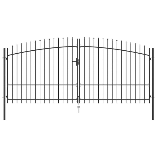 Cancello Doppio con Punte a Lancia 400x225 cm