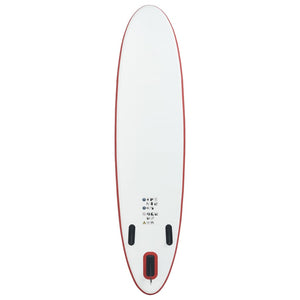 Set Tavola da SUP e Surf Gonfiabile Rosso e Bianco cod mxl 55795