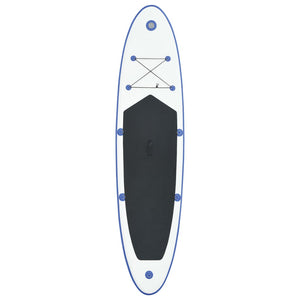 Set Tavola da SUP e Surf Gonfiabile Blu e Bianco cod mxl 61894