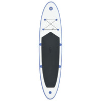 Set Tavola da SUP e Surf Gonfiabile Blu e Bianco 92204