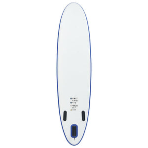 Set Tavola da SUP e Surf Gonfiabile Blu e Bianco 92204