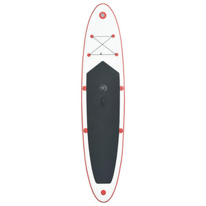 Set Tavola Gonfiabile da SUP con Vela Rosso e Bianco cod mxl 66797