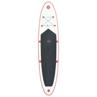 Set Tavola Gonfiabile da SUP con Vela Rosso e Bianco 92209