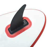 Set Tavola Gonfiabile da SUP con Vela Rosso e Bianco cod mxl 66797