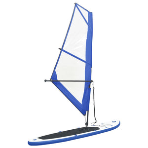 Set Tavola Gonfiabile da SUP con Vela Blu e Bianco cod mxl 68388